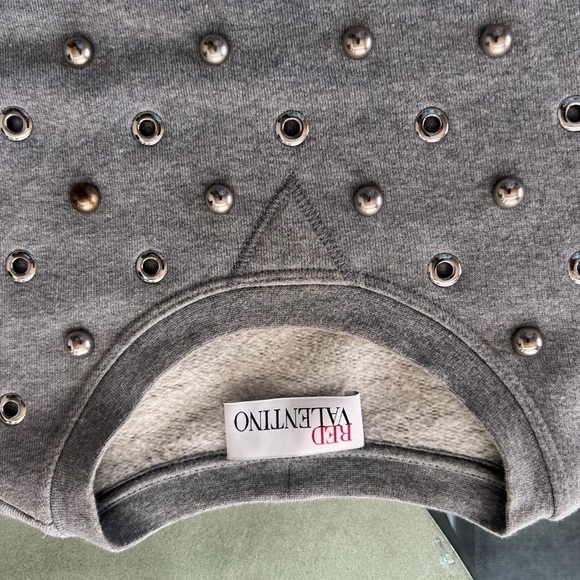 Red Valentino Silver Beaded Sweater - Picture 9 of 9